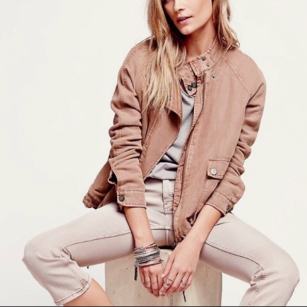 Free People Linen & Cotton Jacket / Coat
